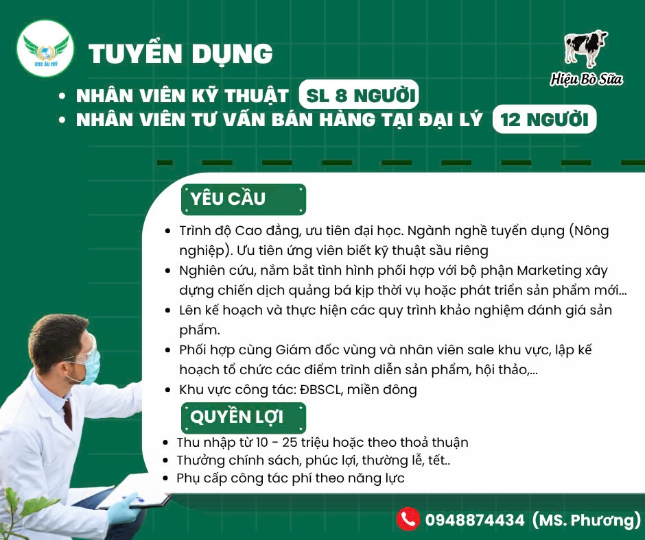 TUYỂN DỤNG KỸ THUẬT 