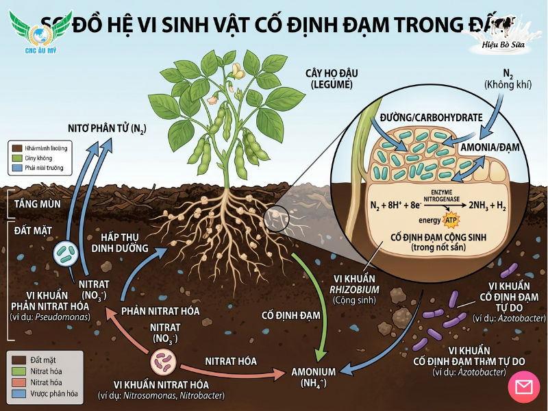 VI SINH VẬT CỐ ĐỊNH ĐẠM CANH TÁC NÔNG NGHIỆP THEO HƯỚNG BỀN VỮNG