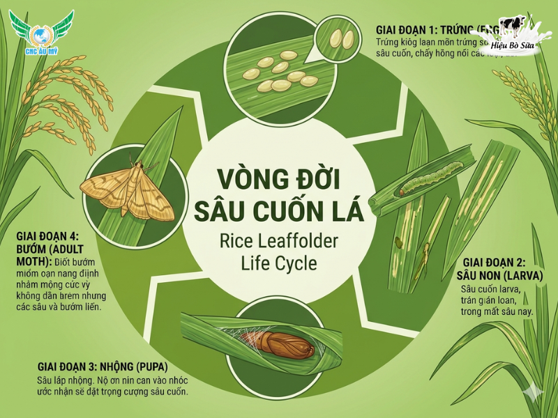 QUẢN LÝ ĐỐI TƯỢNG SÂU CUỐN LÁ HẠI LÚA