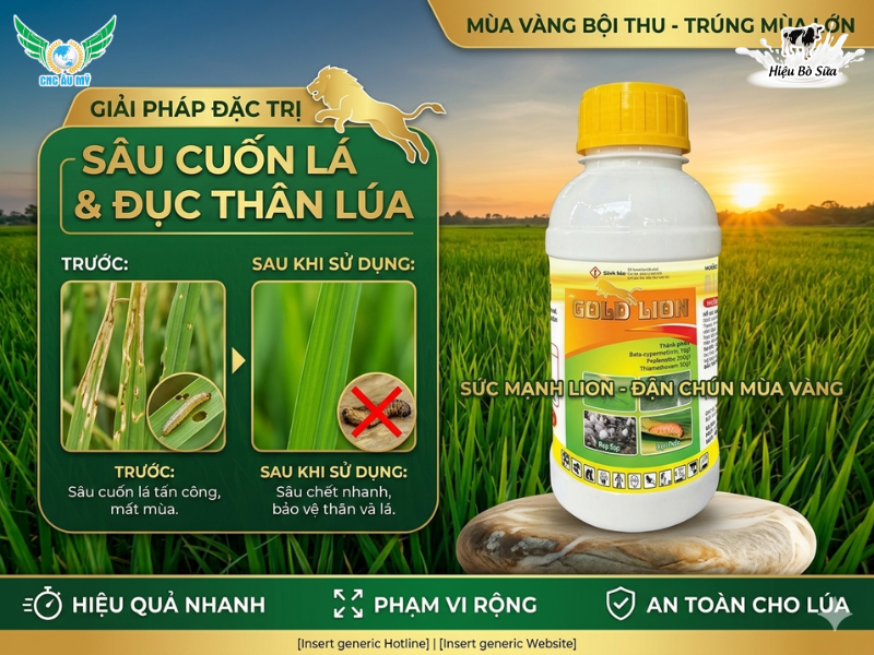 QUẢN LÝ ĐỐI TƯỢNG SÂU CUỐN LÁ HẠI LÚA
